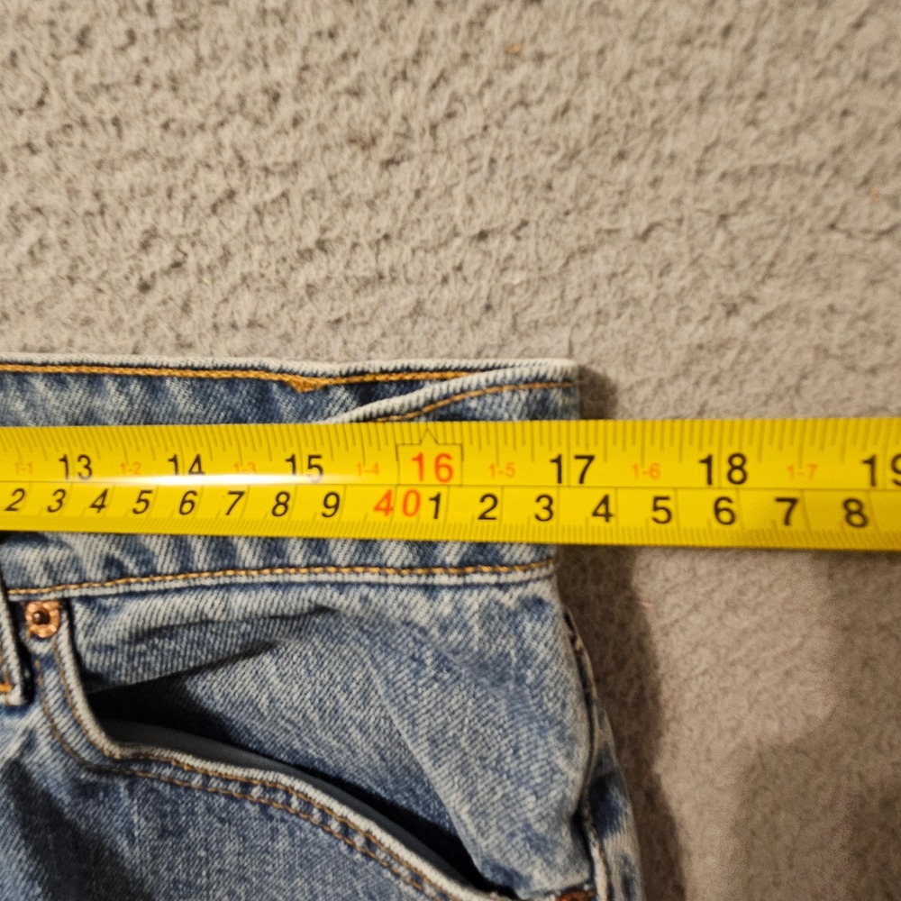 Vintage Levis 565 Loose Fit Straight Leg Jeans Mens 34x30 Made in USA Blue Denim - Picture 7 of 7